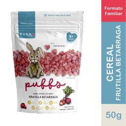 Cereal Puffs Frutilla y Betarraga, 50 g