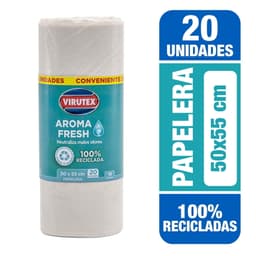 Bolsa de Basura Pequena Blanca 50x55 cm