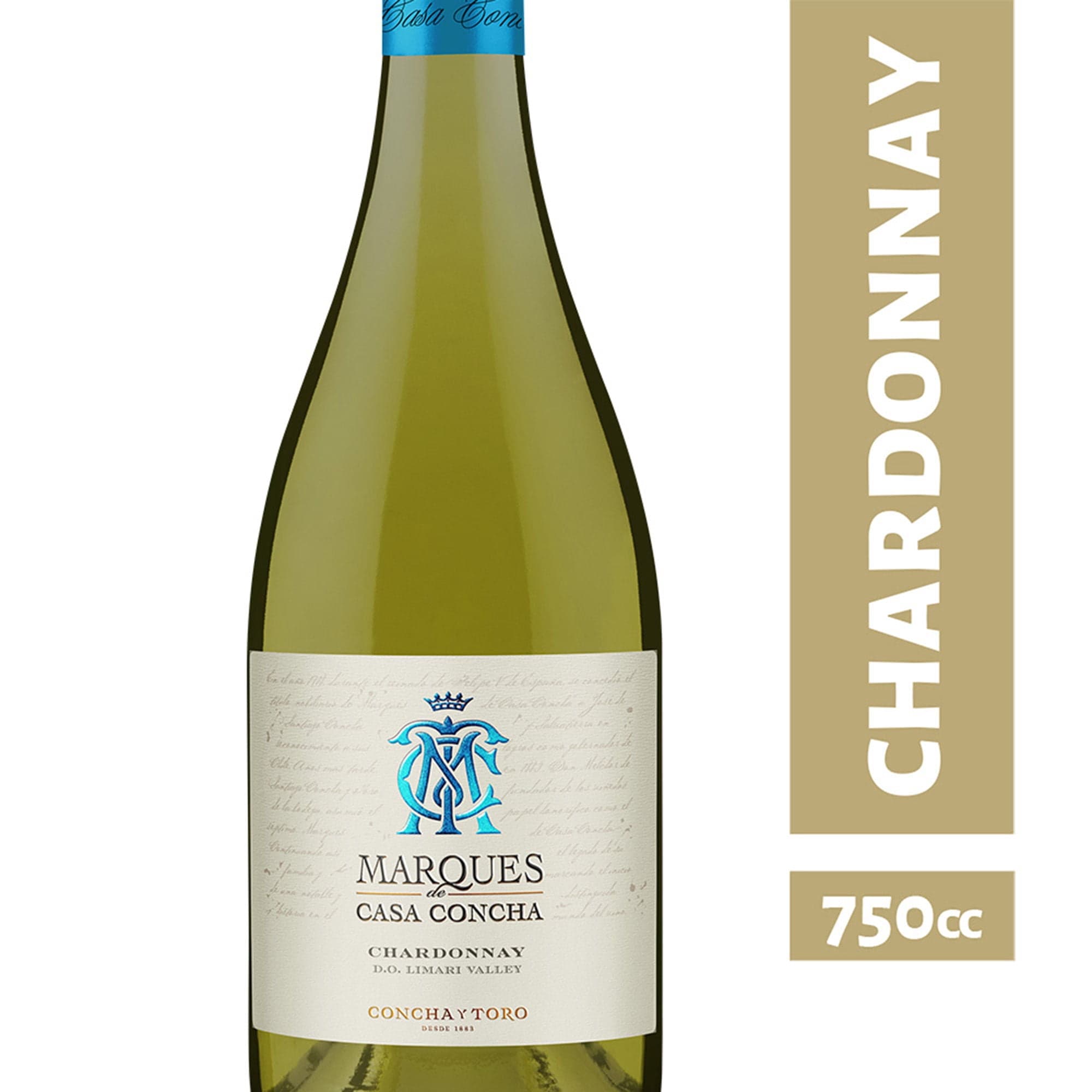 Vino Blanco Chardonnay 14 Botella, 750 cc