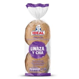Pan Pita Linaza Diet 8 Un, 344 g