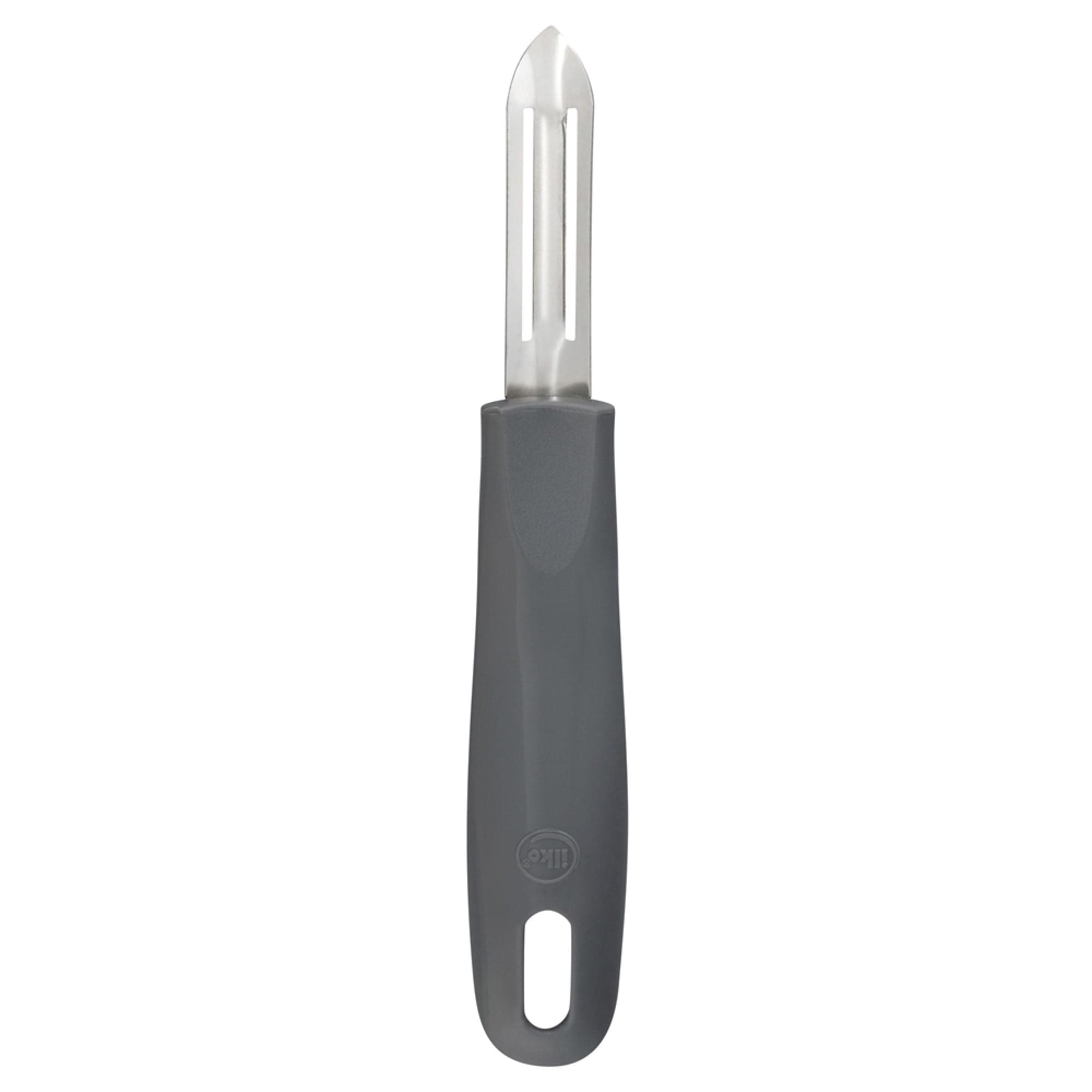 Pelador Verduras Acero Inoxidable 1 Pieza Negro - Plateado, 1 Un