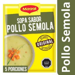 Sopa Sabor Pollo con Semola (5 Porciones) Sobre, 68 g