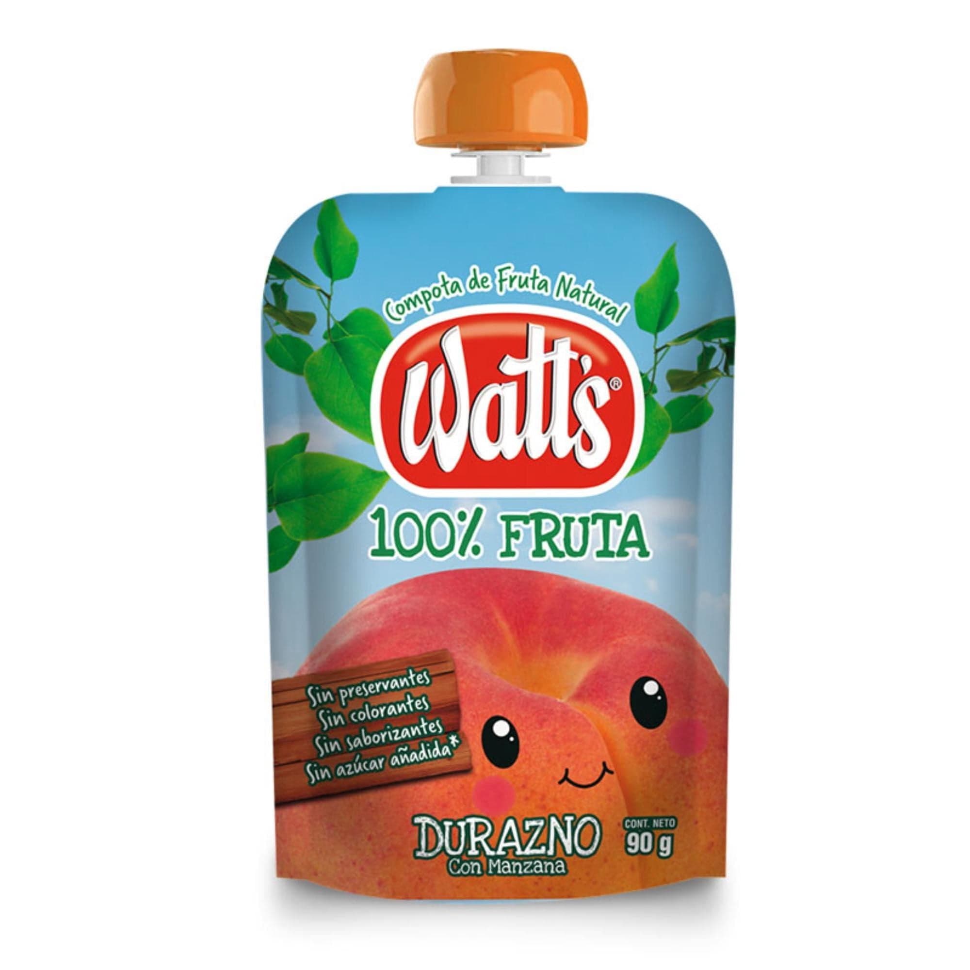 Compota De Fruta Durazno, 90 g