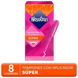 Tampones con Aplicador Super, 8 Un