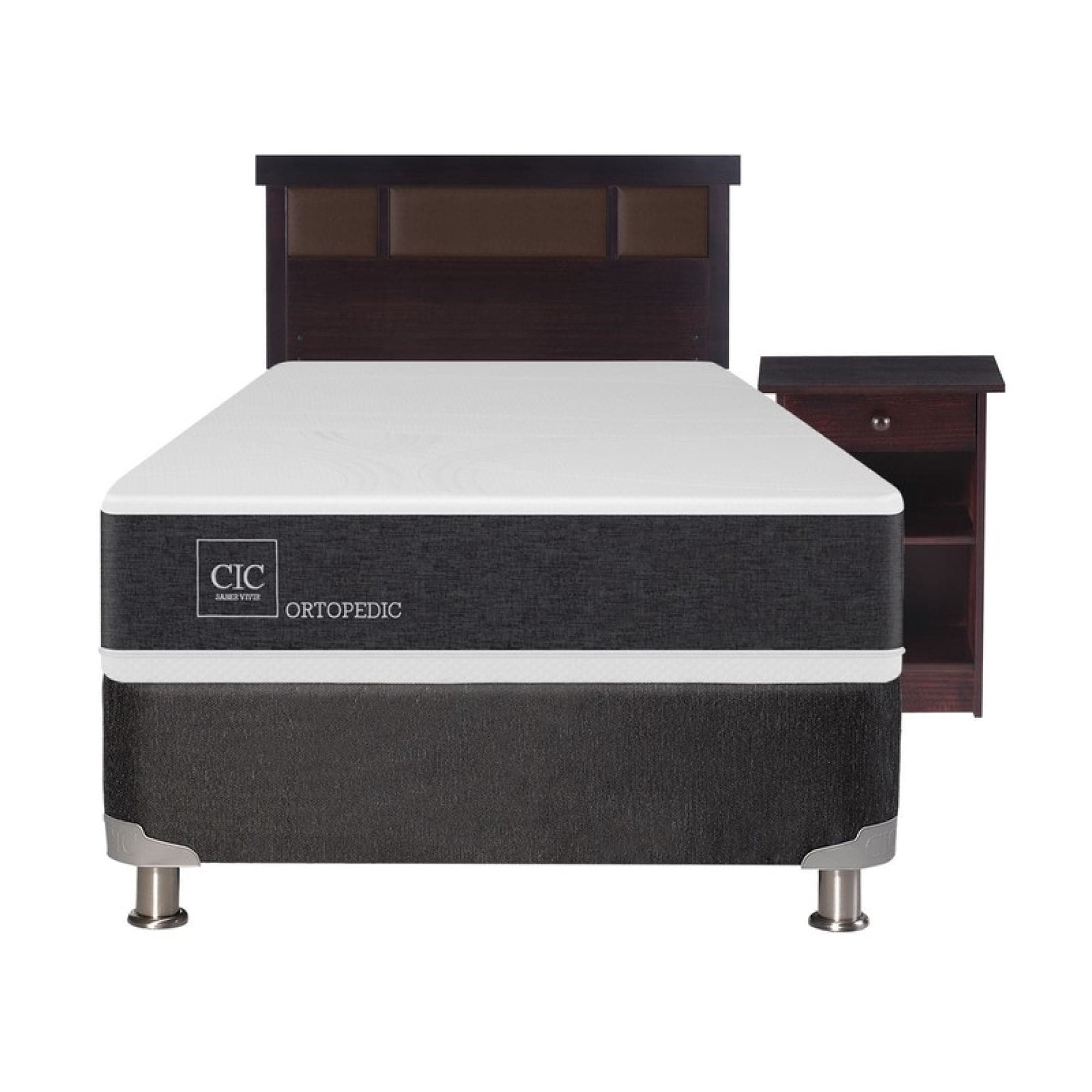 Box Spring Ortopedic 1.5 Plaza Base Normal