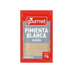Pimienta Blanca Molida Bolsa, 15 g