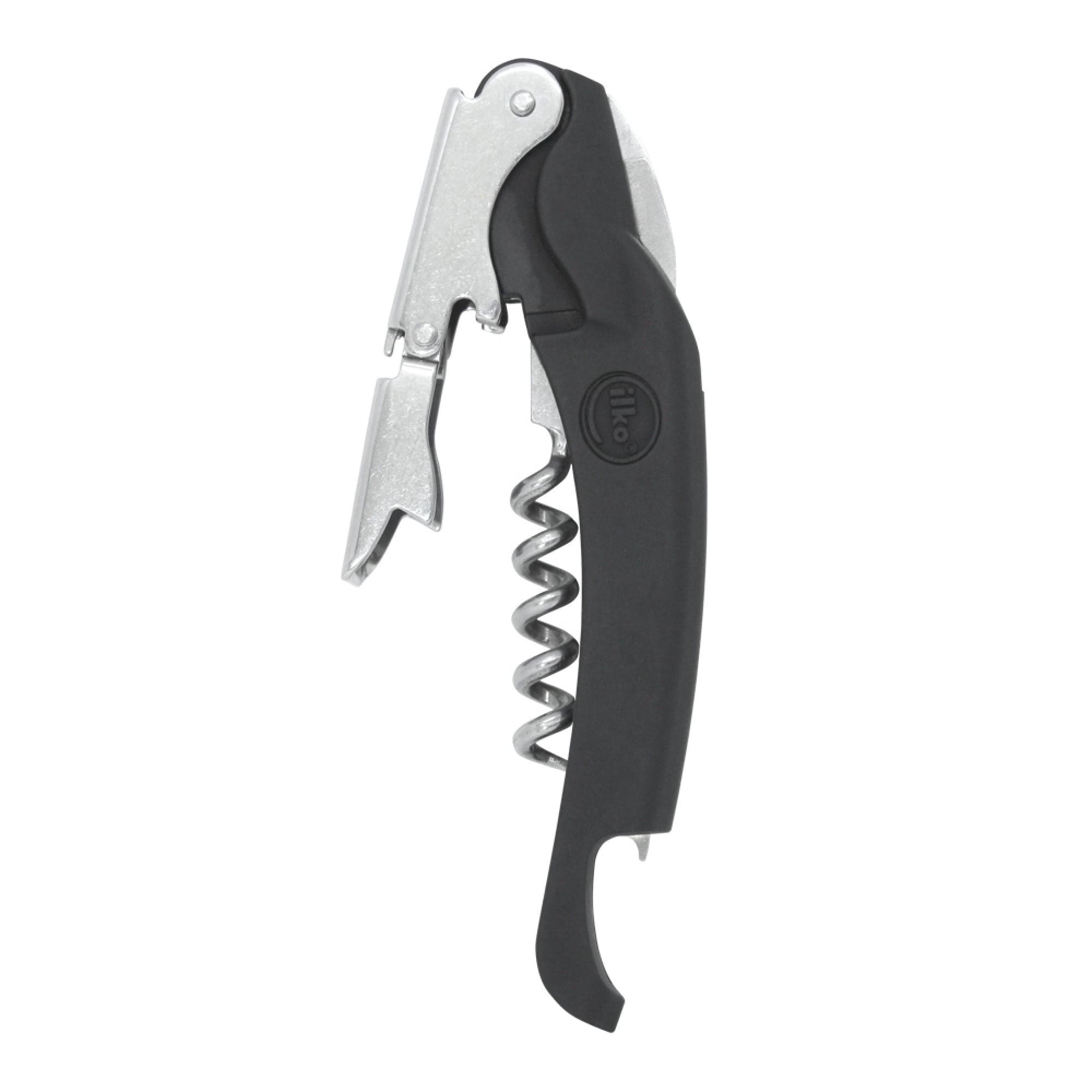Sacacorcho 20X11 Cm Metal - Plastico Negro, 1 Un