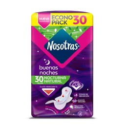 Toalla Higienica Natural Suave, 30 Un