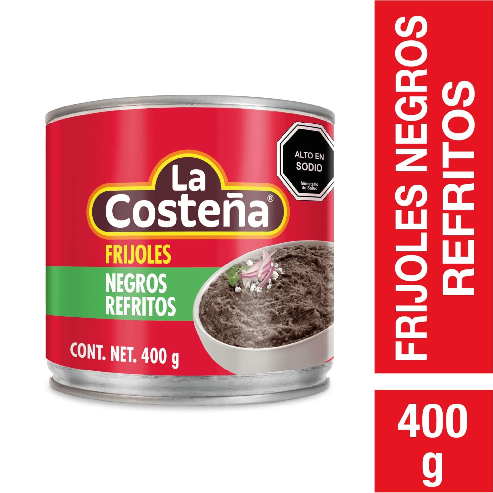 Frijoles Negros Refrito, 400 g