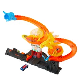 Pista de Carrera Hot Wheels City Pista de Juguete Ataque de Cobra vs Pizzeria
