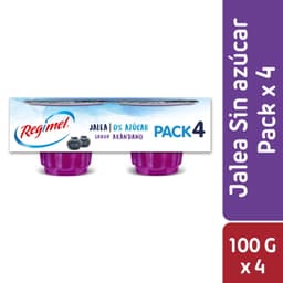 Jalea Arandano Light Pack Postre, 4 Un