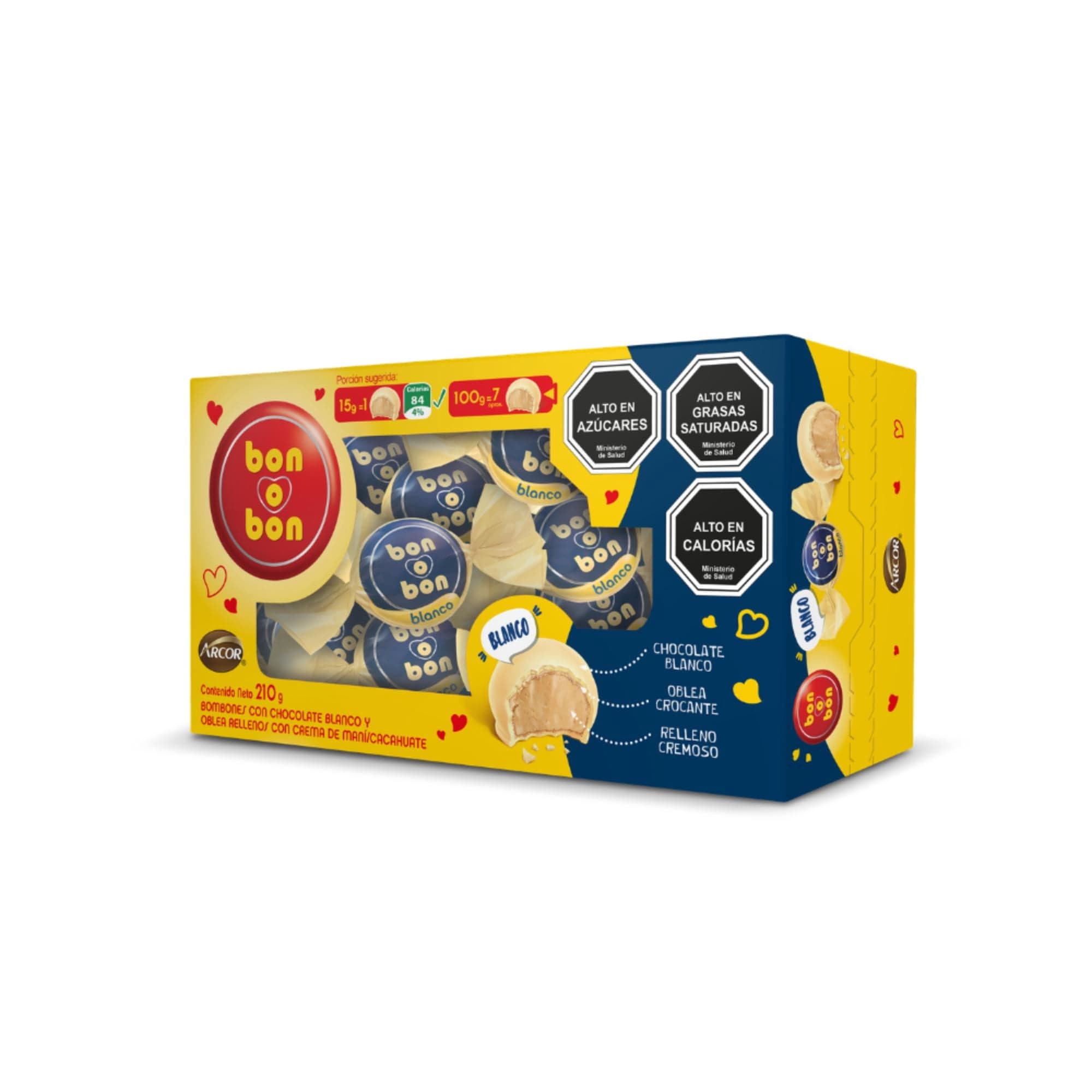 Chocolate Blanco (14 Un), 210 g