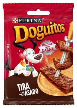 Snack Perro Adulto Doguitos Tira de Asado Bolsa, 65 g