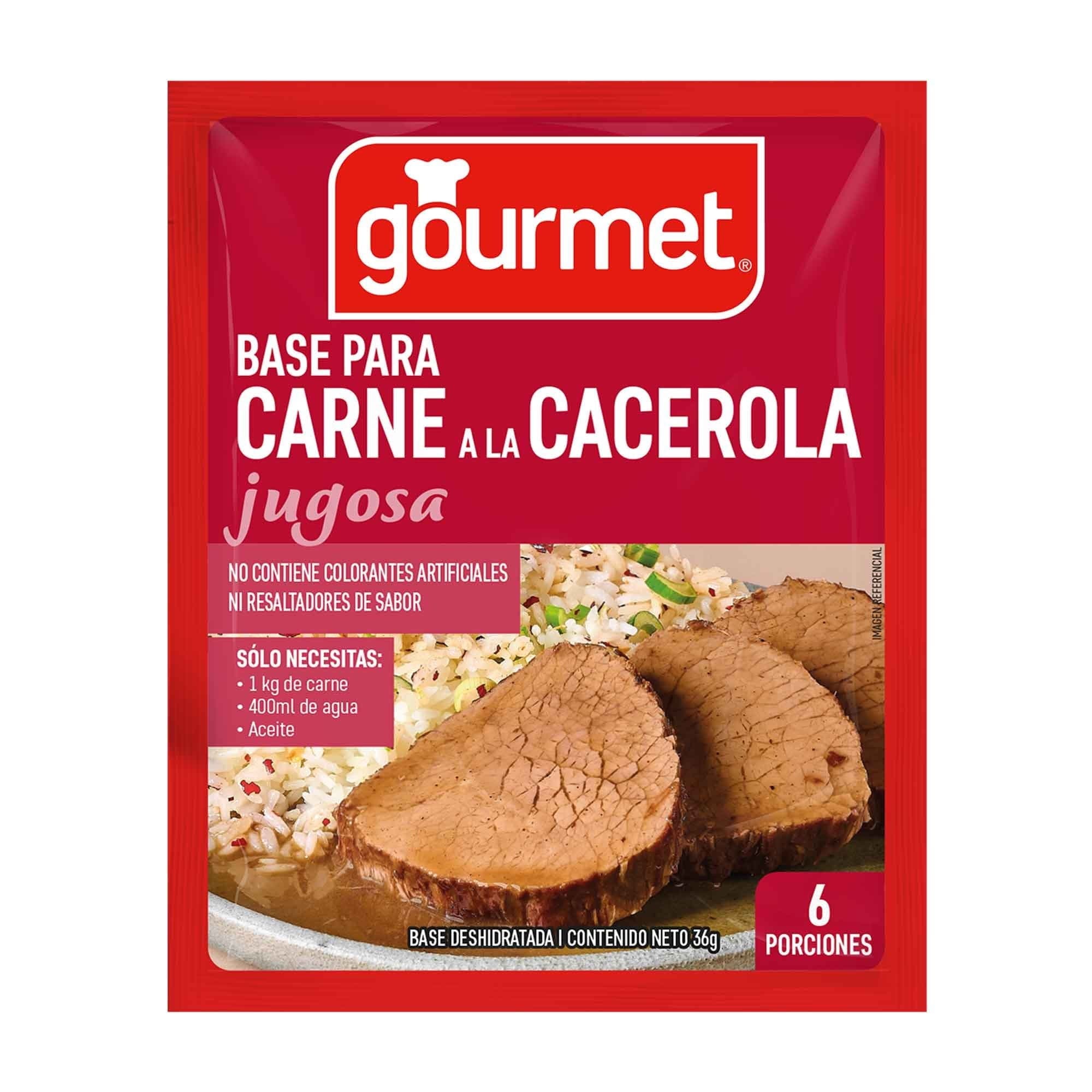 Base para Carne a la Cacerola (6 Porciones) Sobre, 36 g