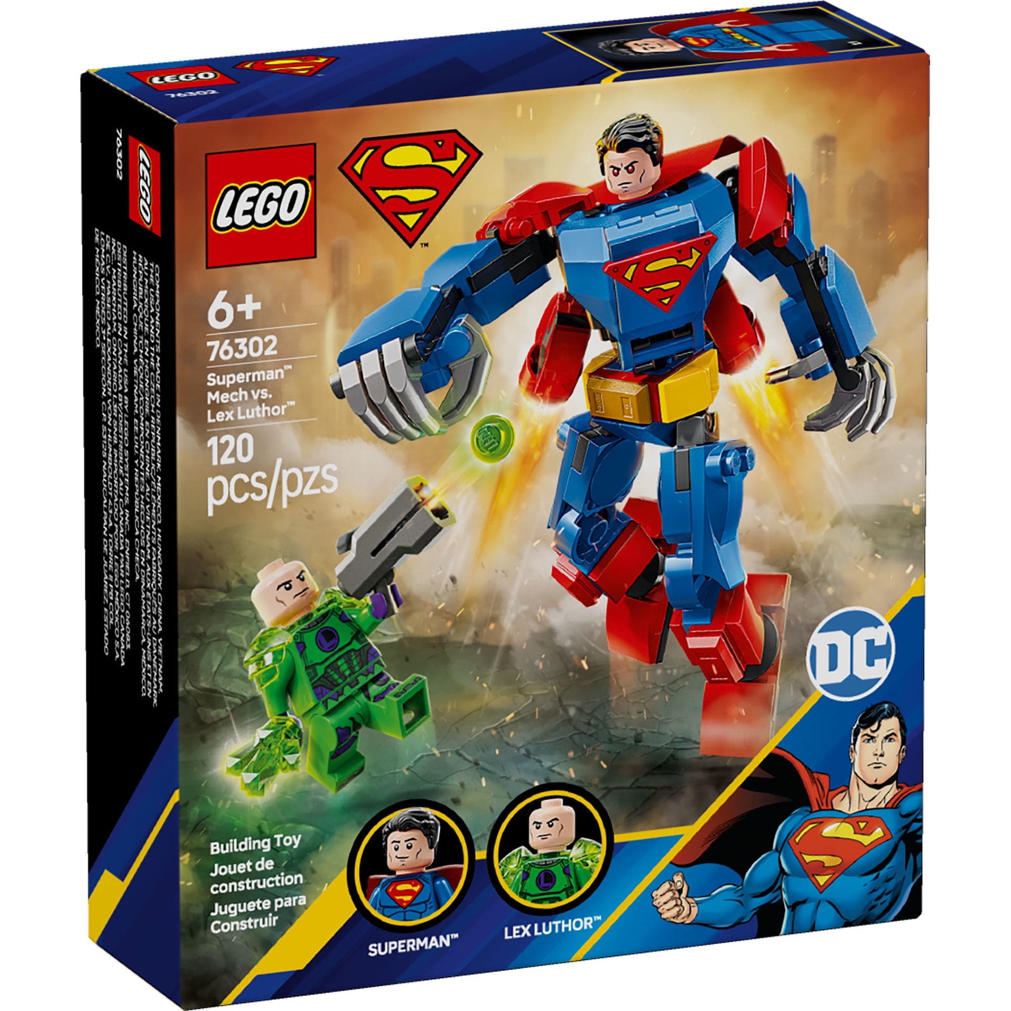 Bloques de construccion Armadura Superman Vs. Lex Luthor