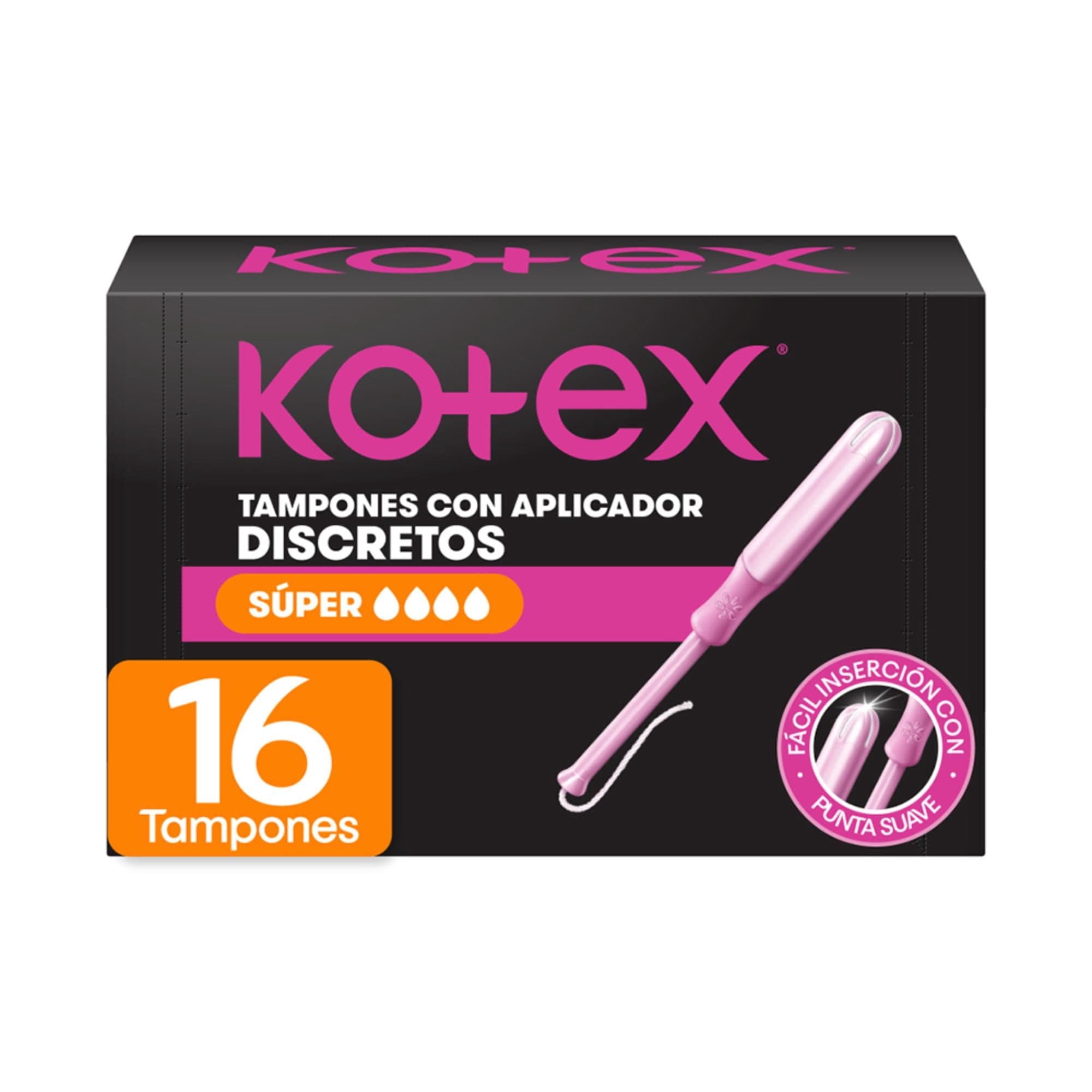 Tampones Super con Aplicador, 16 Un