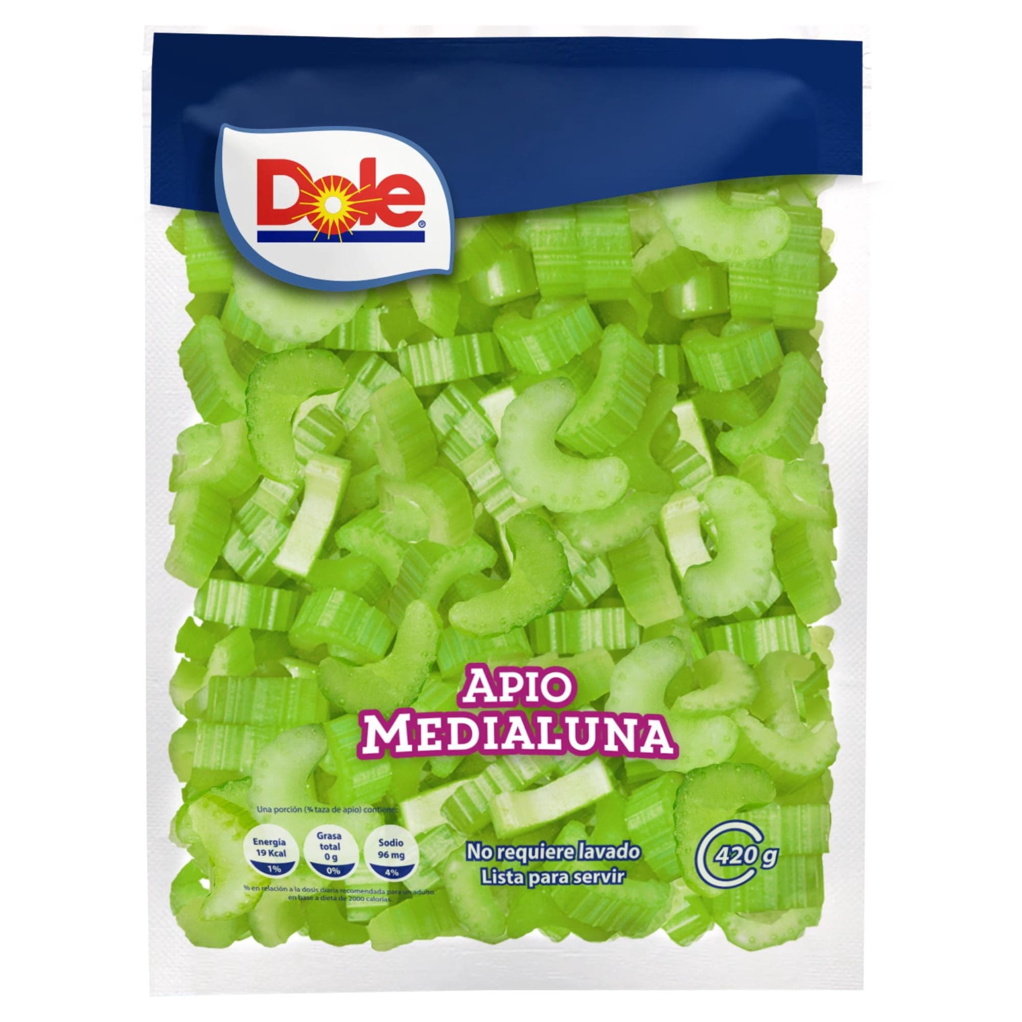 Ensalada Apio Media Luna Bolsa, 420 gr