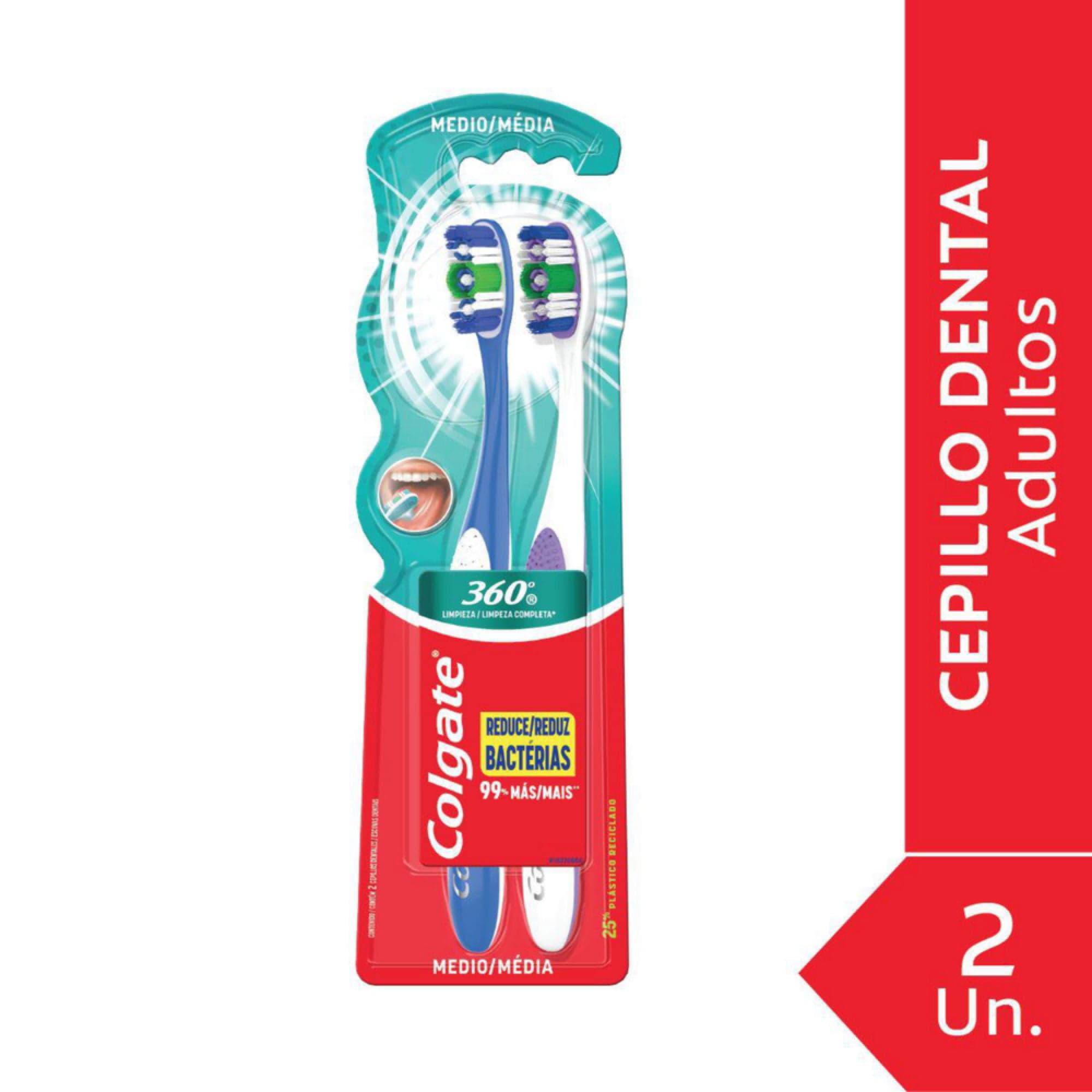 Cepillo de Dientes Medio 360, 1 Un