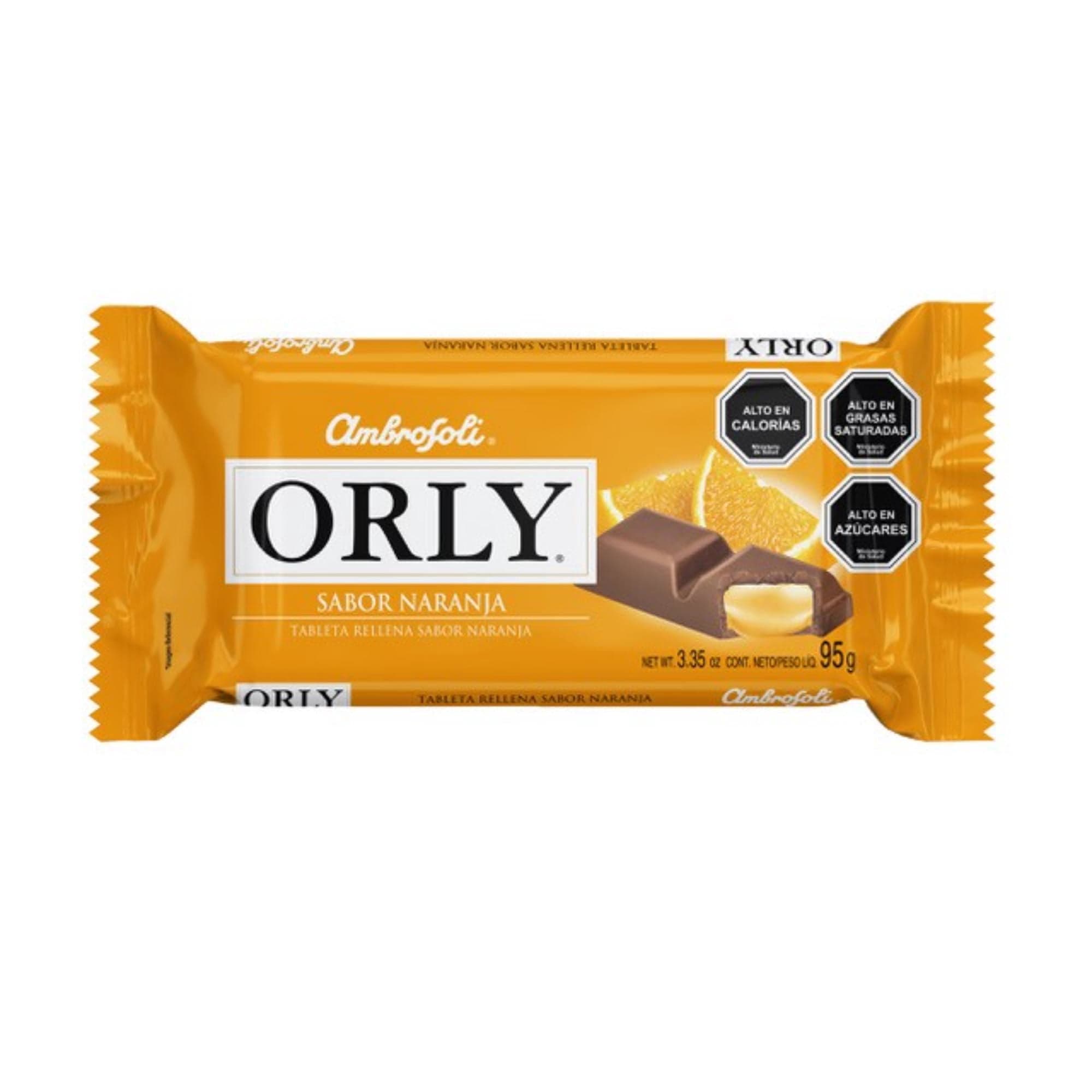 Chocolate Orly Naranja, 95 g