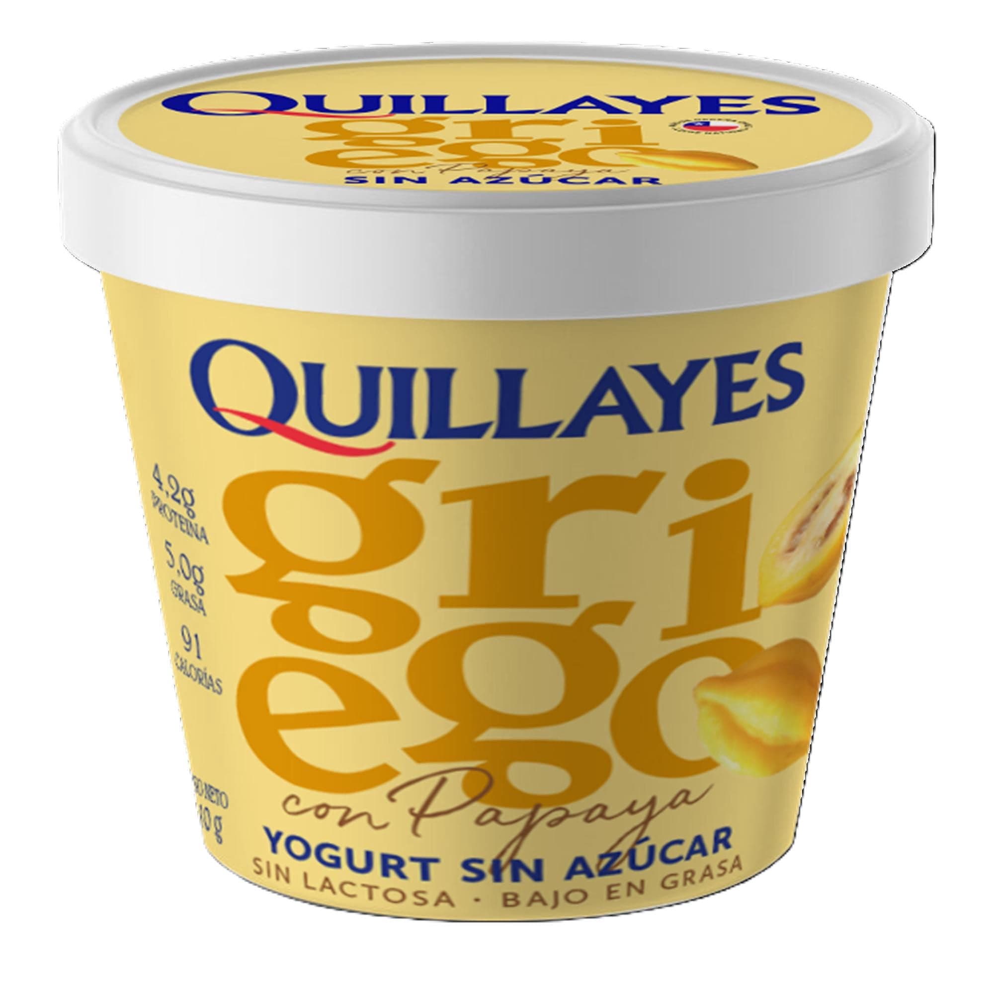 Yoghurt Griego Con Papayas, 800 ml