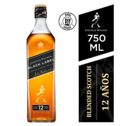 Whisky Black Label 40 Botella, 750 ml