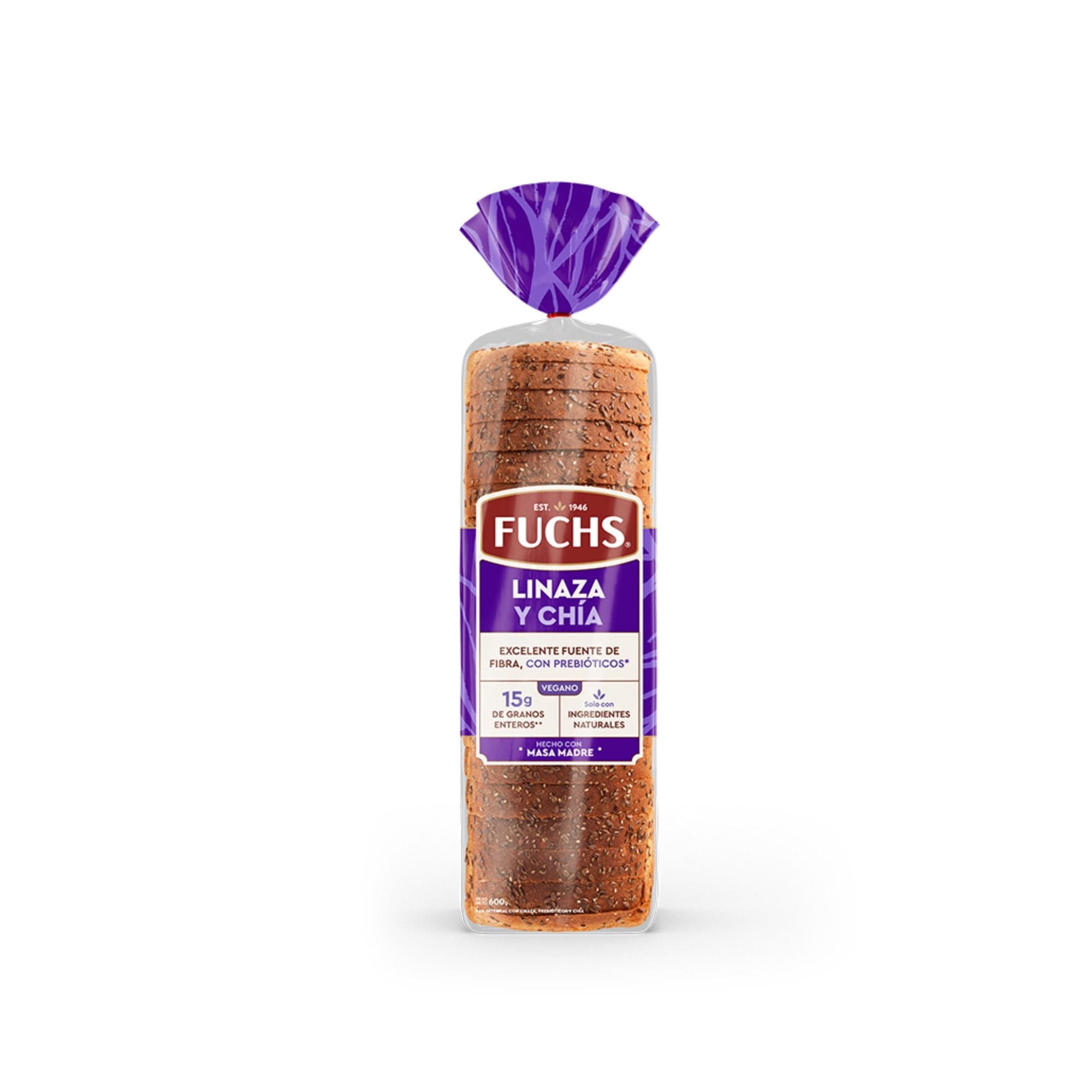 Pan De Molde Linaza Chia, 600 g