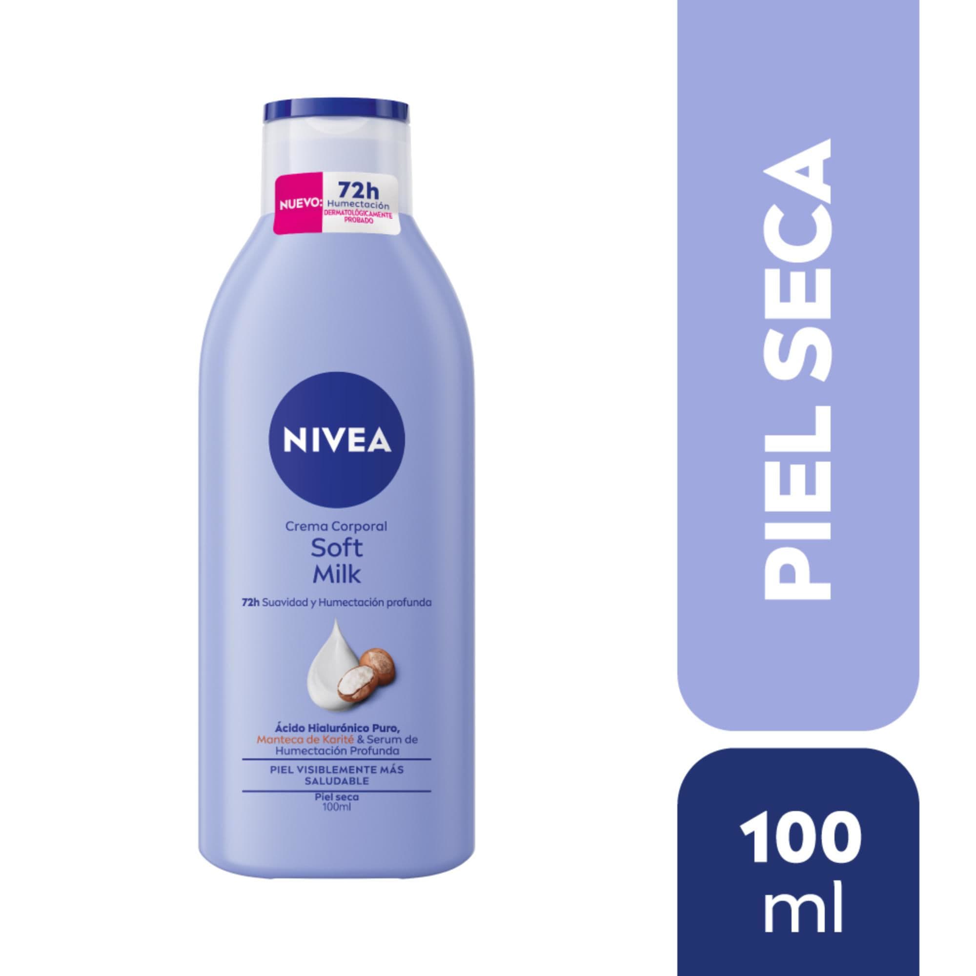 Crema Nivea Corporal Soft Milk, 100 ml