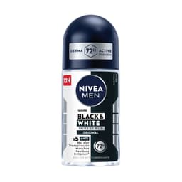 Desodorante Roll-On Nivea Invisible For Black & White Power Hombre, 50 ml