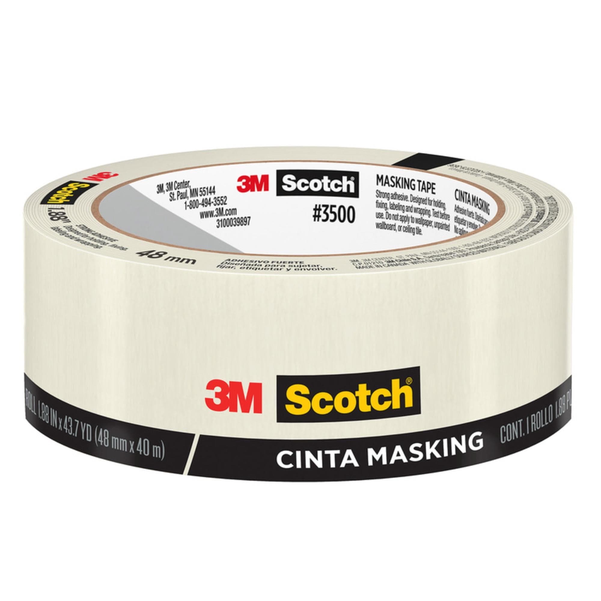 Cinta Masking Tape 48mm x 40m, 1 Un