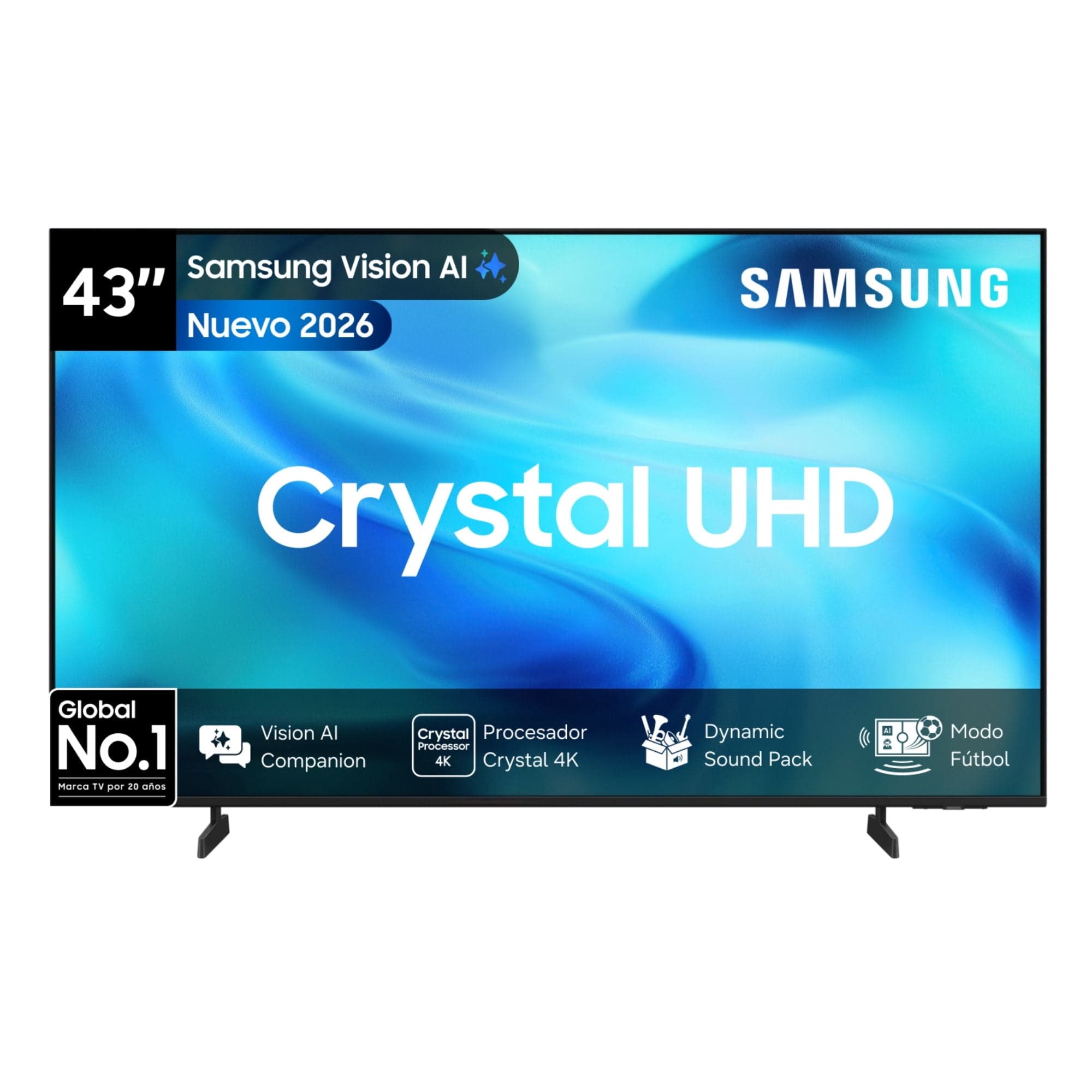Televisor 43" Crystal UHD U8000H 4K Samsung Vision AI Smart TV (2026)
