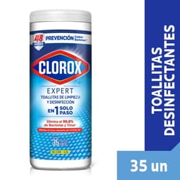 Toallitas Desinfectantes Expert Bolsa Resellable, 35 Un