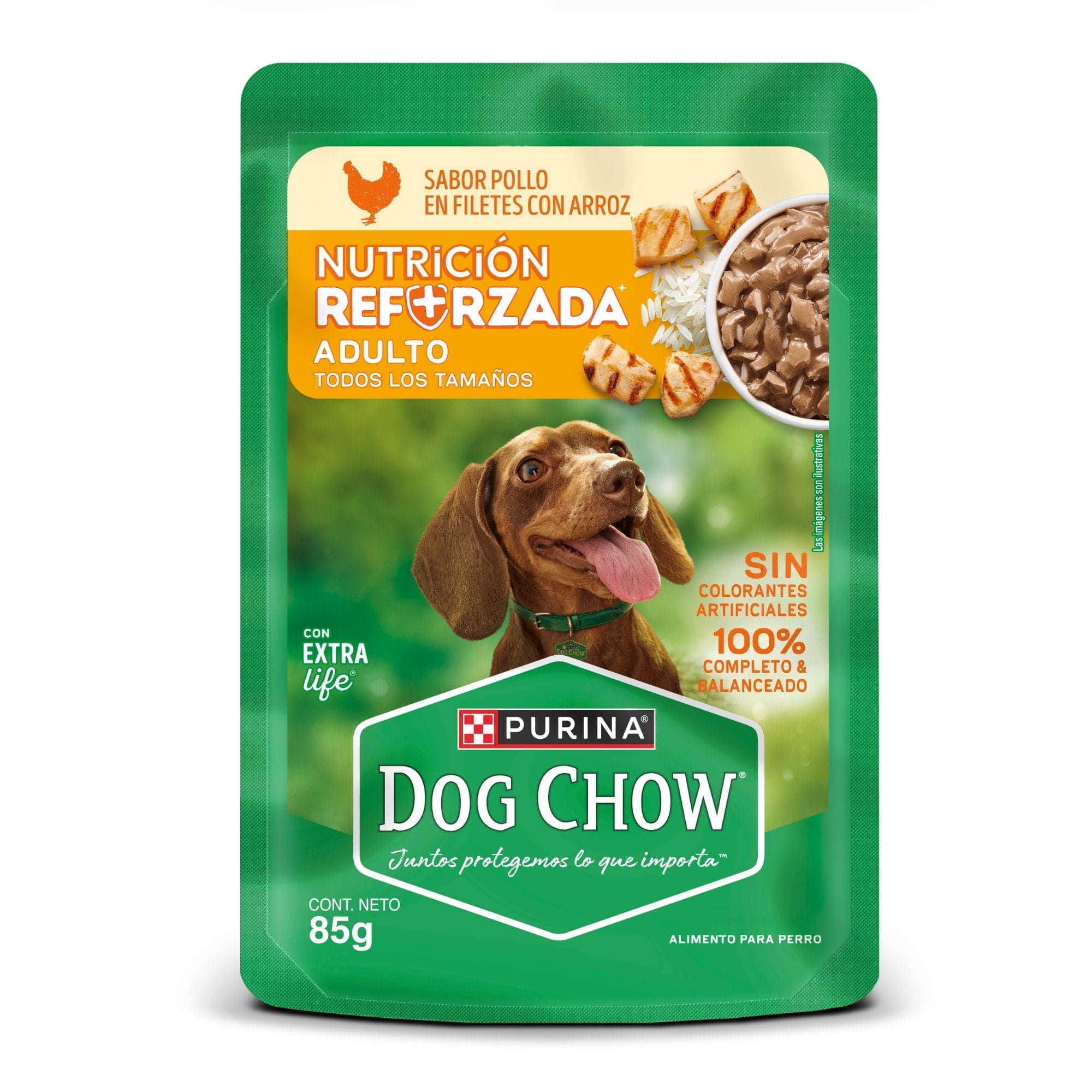 Pouch adulto pollo, 85 g