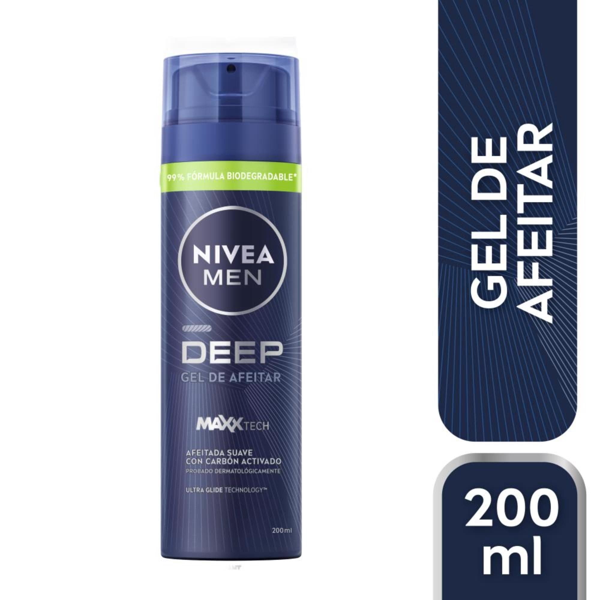 Espuma de Afeitar Nivea Men Deep, 200 ml