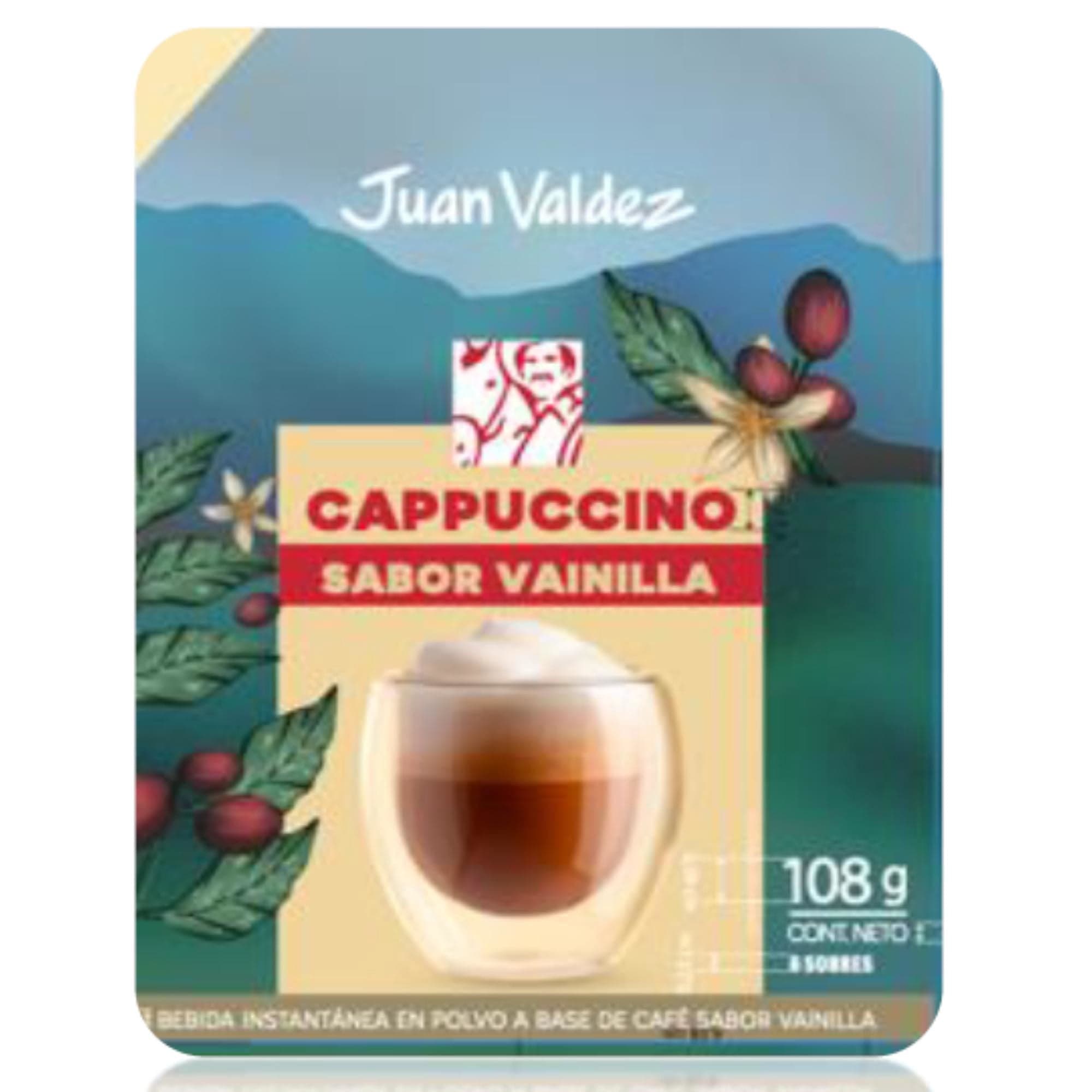 Cafe Cappuccino Vainilla Caja, 6 Un