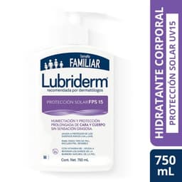 Crema Lubriderm Corporal Proteccion Solar UV15, 750 ml