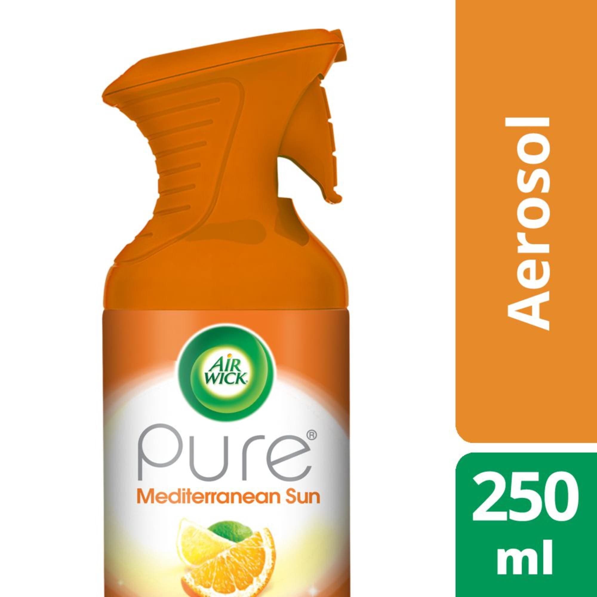 Desodorante Ambiental Pure Aerosol Mediterranean Sun Citrico Frasco, 250 ml
