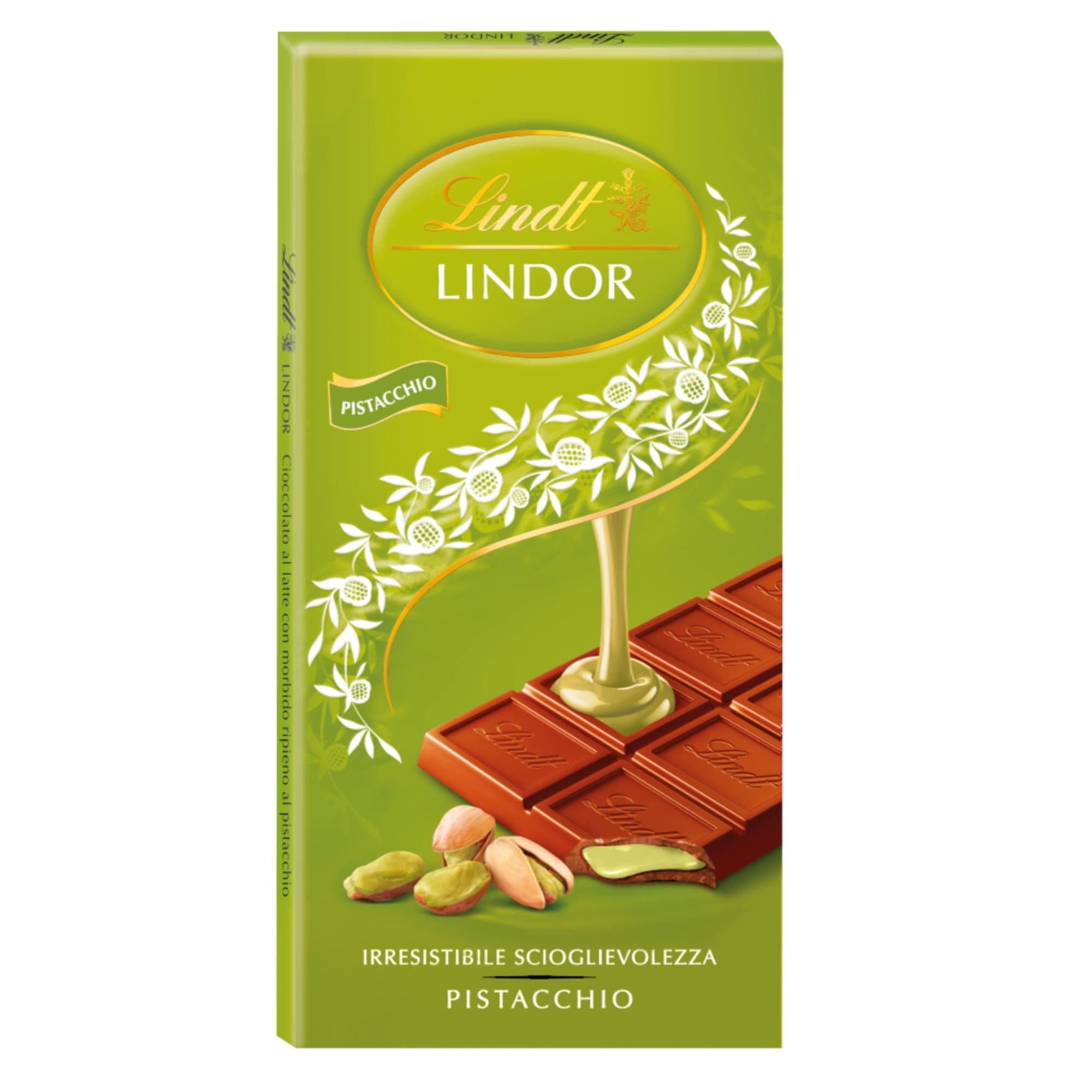 Chocolate Lindt Lindor Pistacho 100 G, 100 g