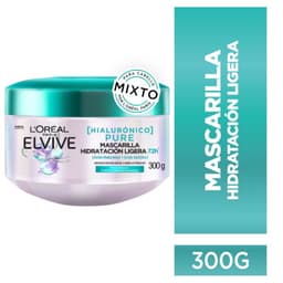 Crema Elvive de Tratamiento Hialuronico Pure, 300 ml
