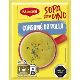 Sopa para Uno Consome de Pollo Sobre, 12 g
