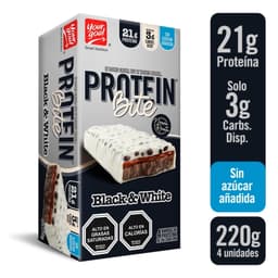 Barra de Proteina Bite Black & White 4 Un, 220 g