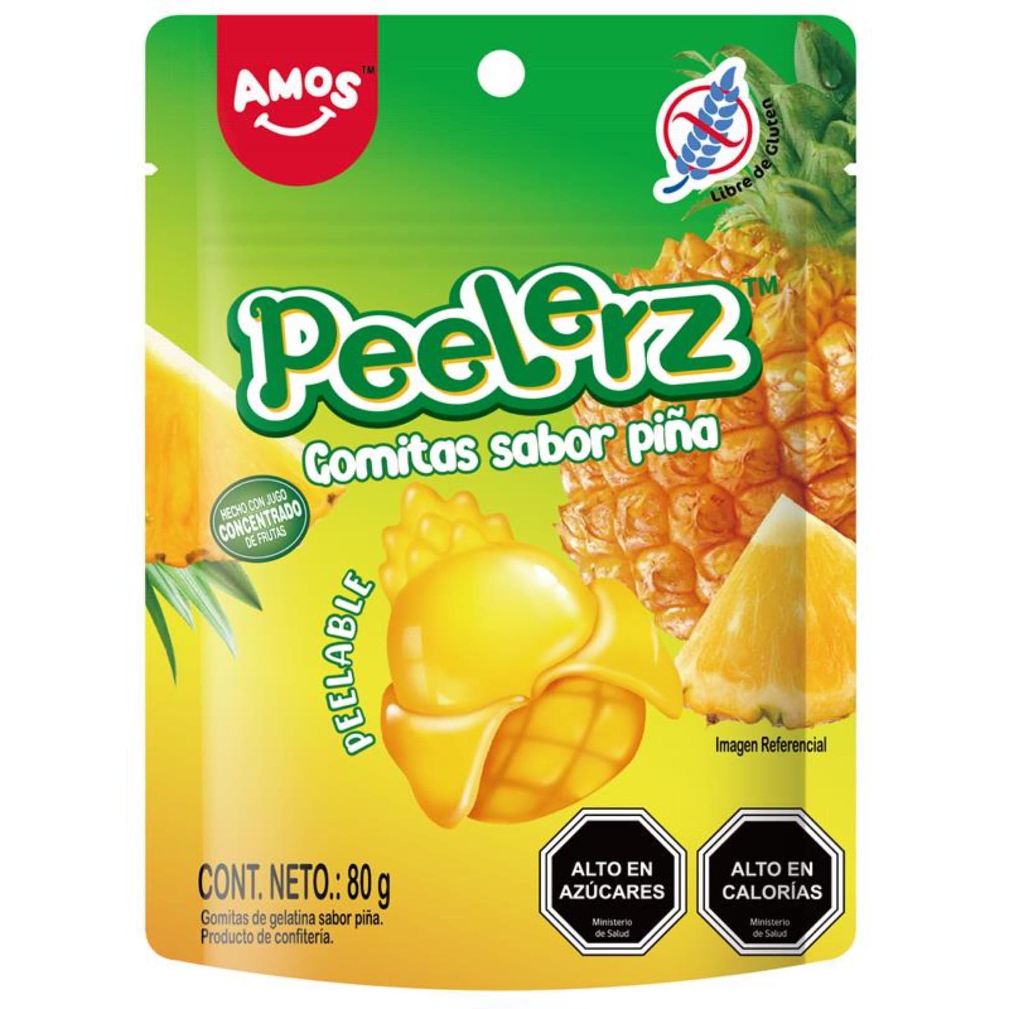 Gomitas De Peelerz Pina, 80 g