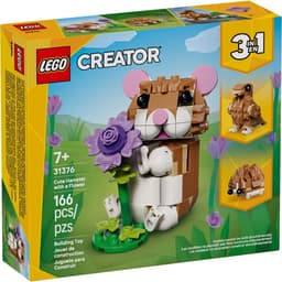 Lego Lindo Hamster Con Flor
