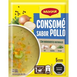 Consome Sabor Pollo (5 porciones) Sobre, 50 g