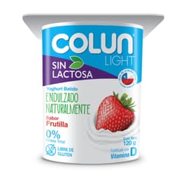 Yoghurt Light Sin Lactosa Frutilla, 120 g