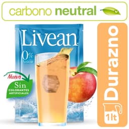 Jugo en Polvo Libre de Azucar Sabor Durazno 7 g Sobre, 1 Un