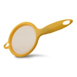 Colador Plastico 10 Cm Amarillo, 1 Un