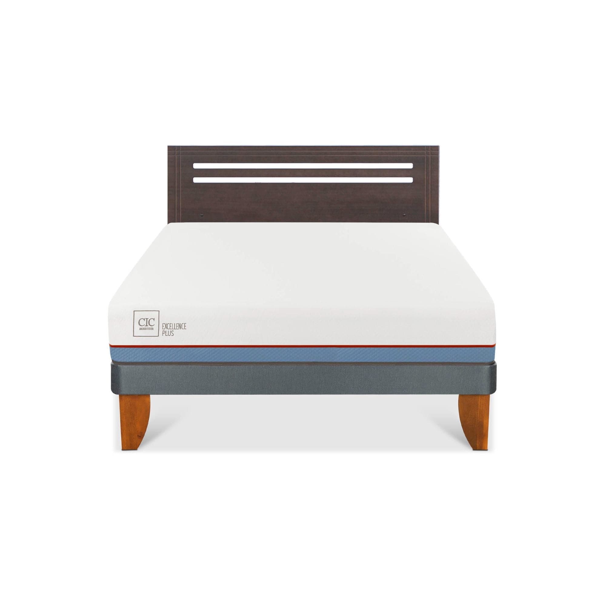 Cama Europea Excellence Plus 2 Plaza Base Normal