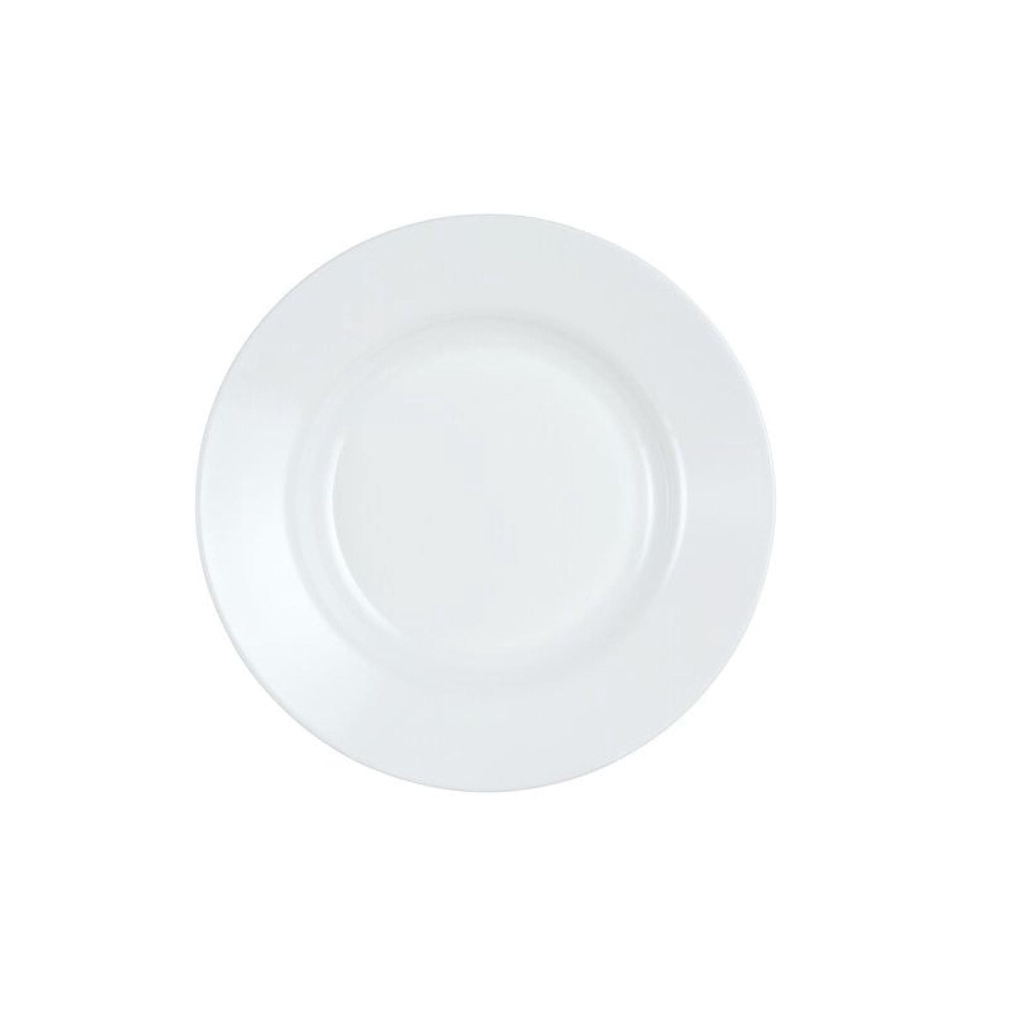 Plato Hondo Everyday 22 Cm 1 Pieza Vidrio Opalizado Blanco, 1 Un