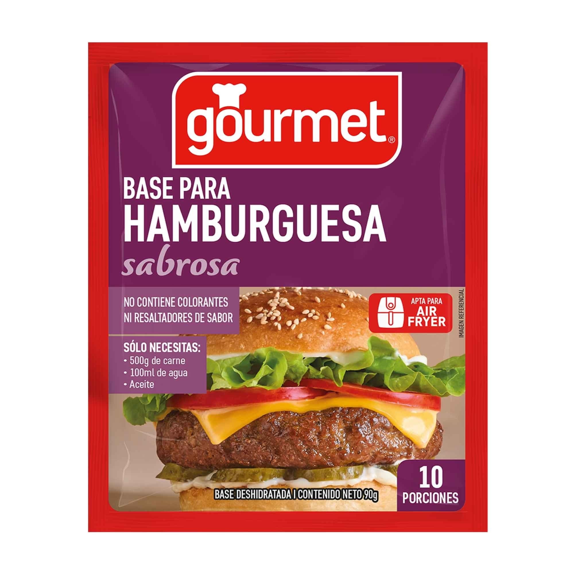 Base para hamburguesas Nueva Receta, 90 g