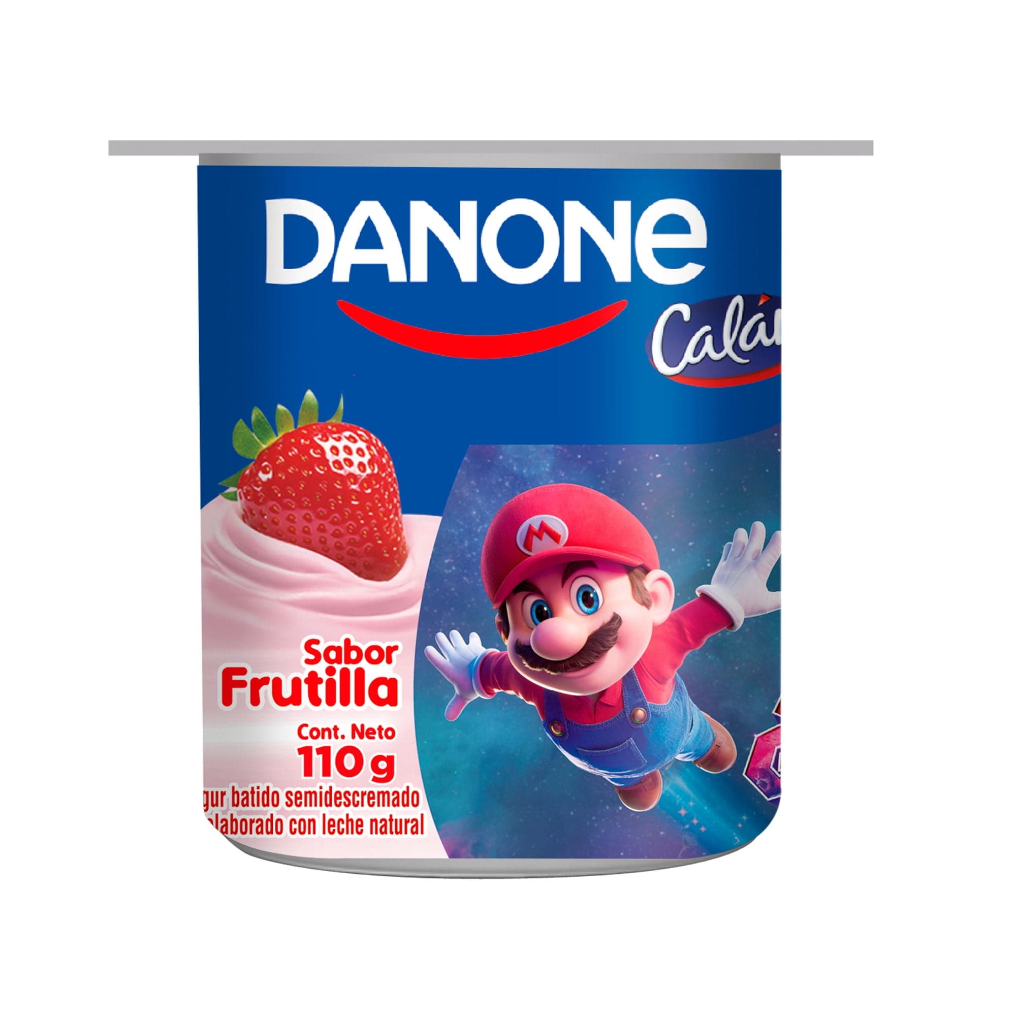 Yoghurt Batido Sabor Frutilla Pote., 110 g